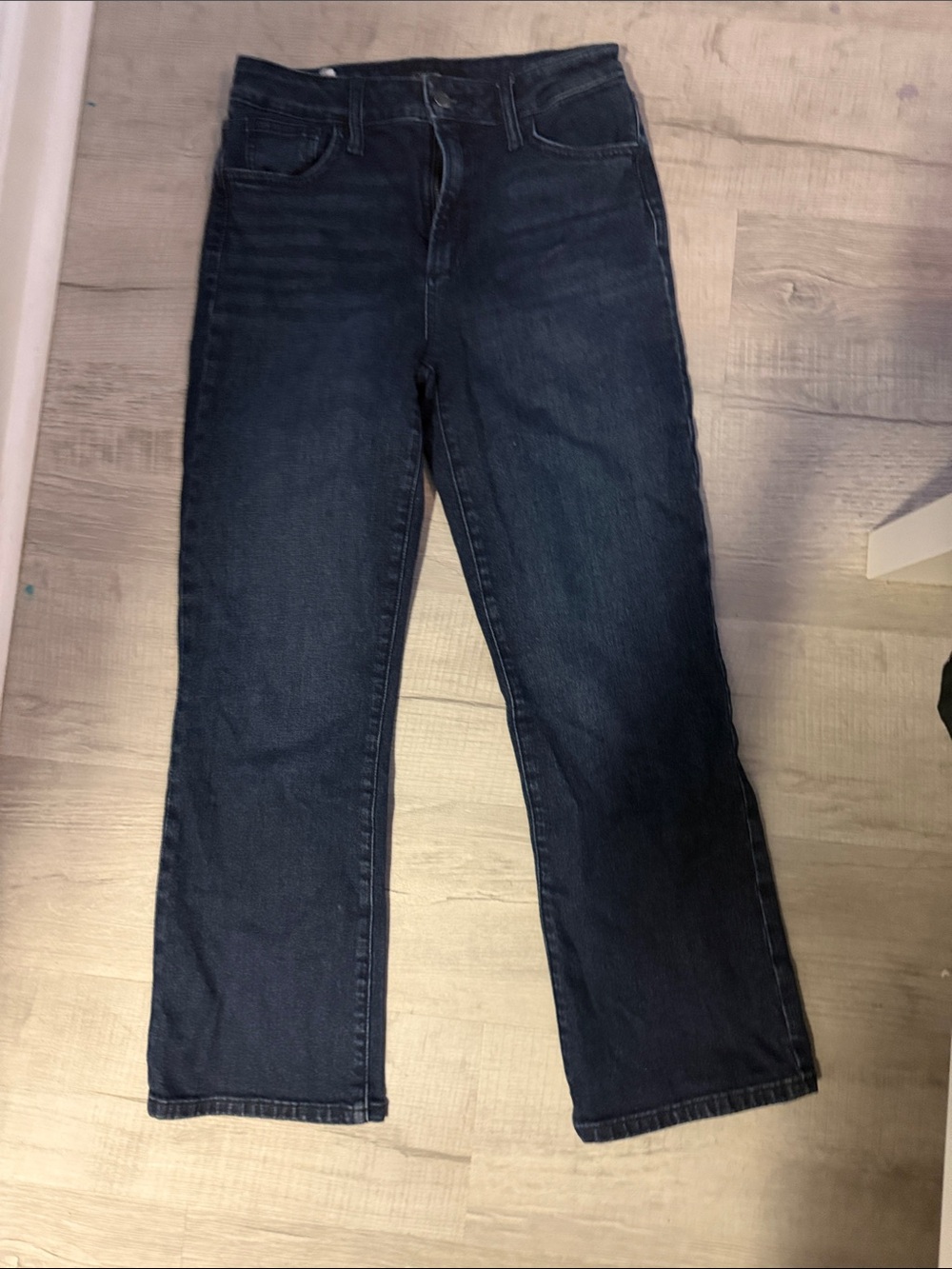 Joe's Jeans dark Blue high rise crop bootcut